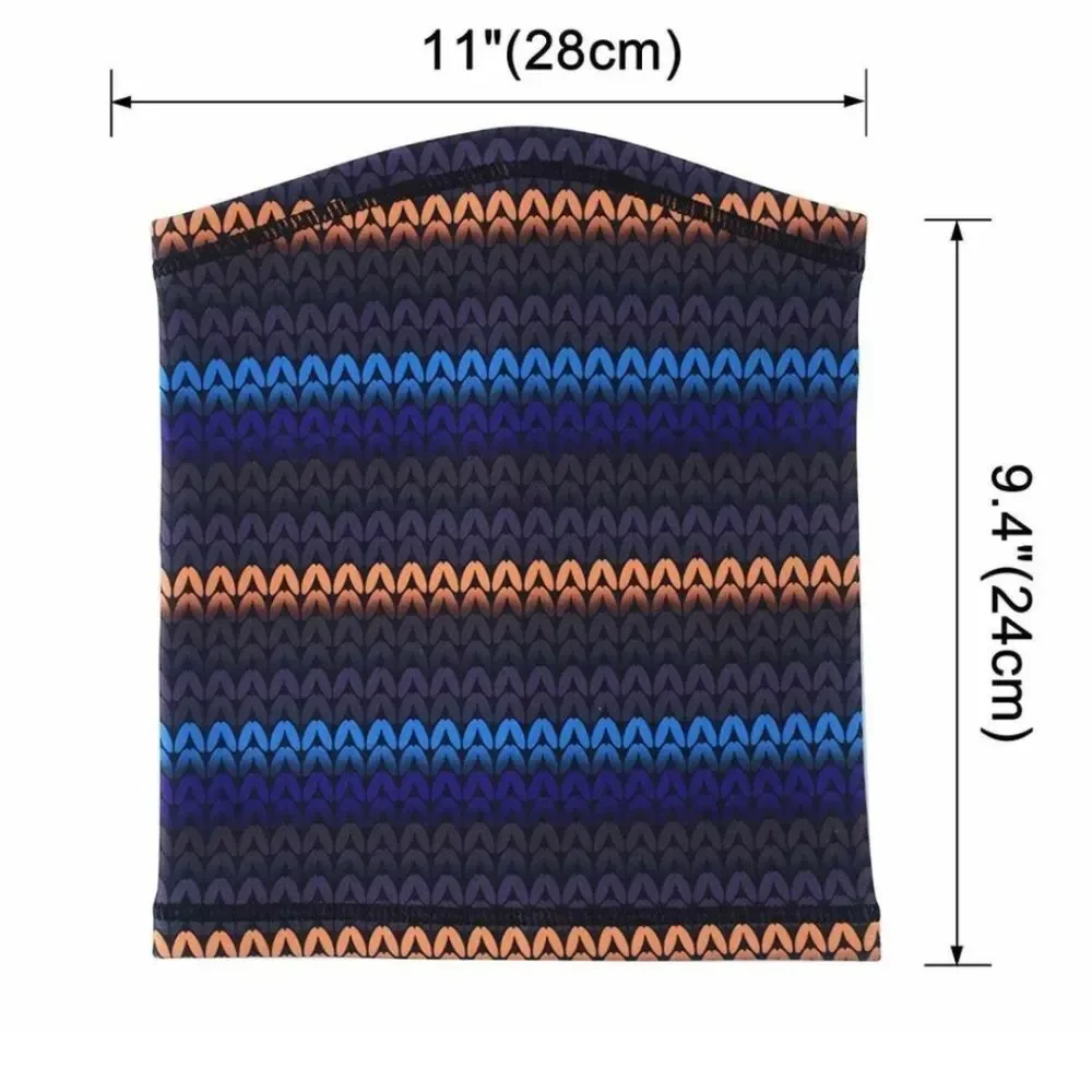 Winter Fleece Neck Gaiter Half Face Mask Ski Motorcycle Cycling Scarf Bandana US